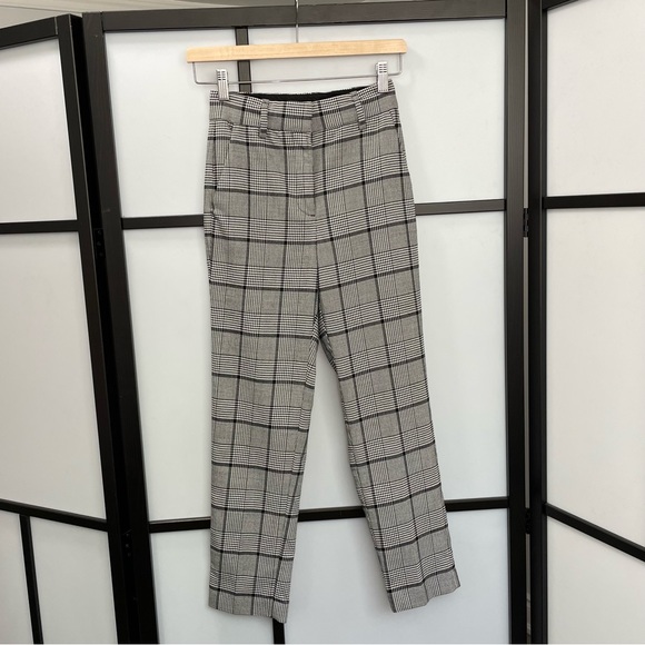 Babaton Pants - [00] Babaton Houndstooth Atelier Sadiki Structured Trouser Ankle Dress Pant